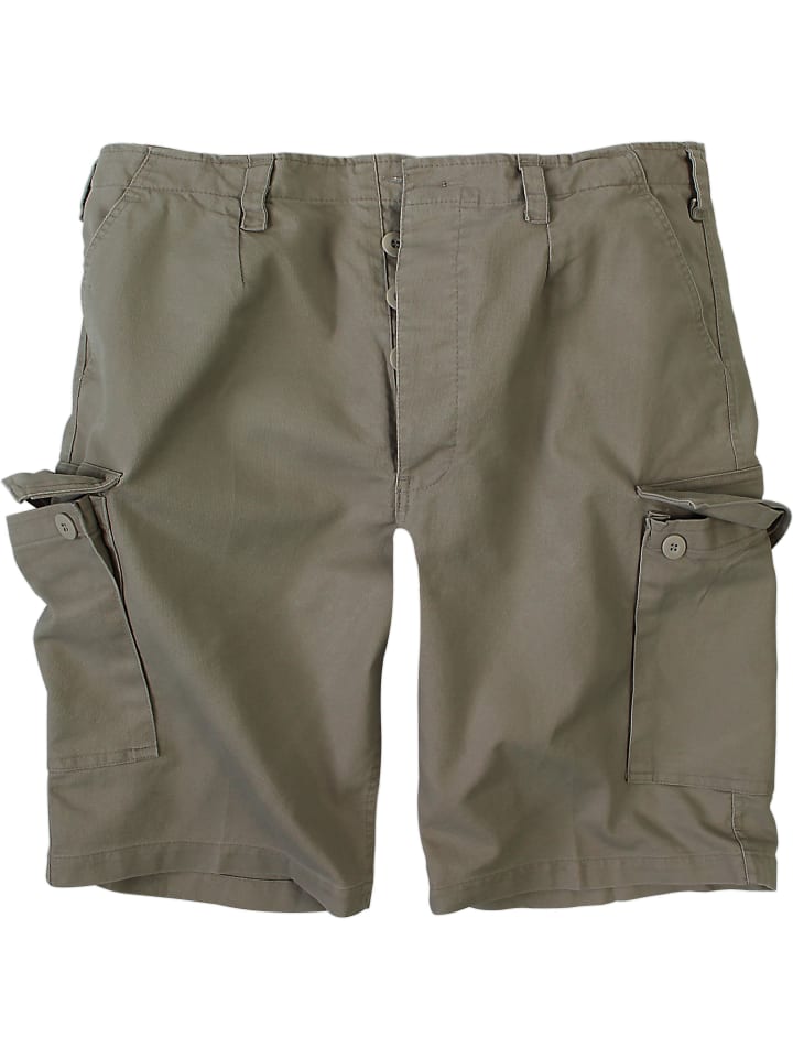 Herren Bermuda Moleskinshorts Dallol in Oliv