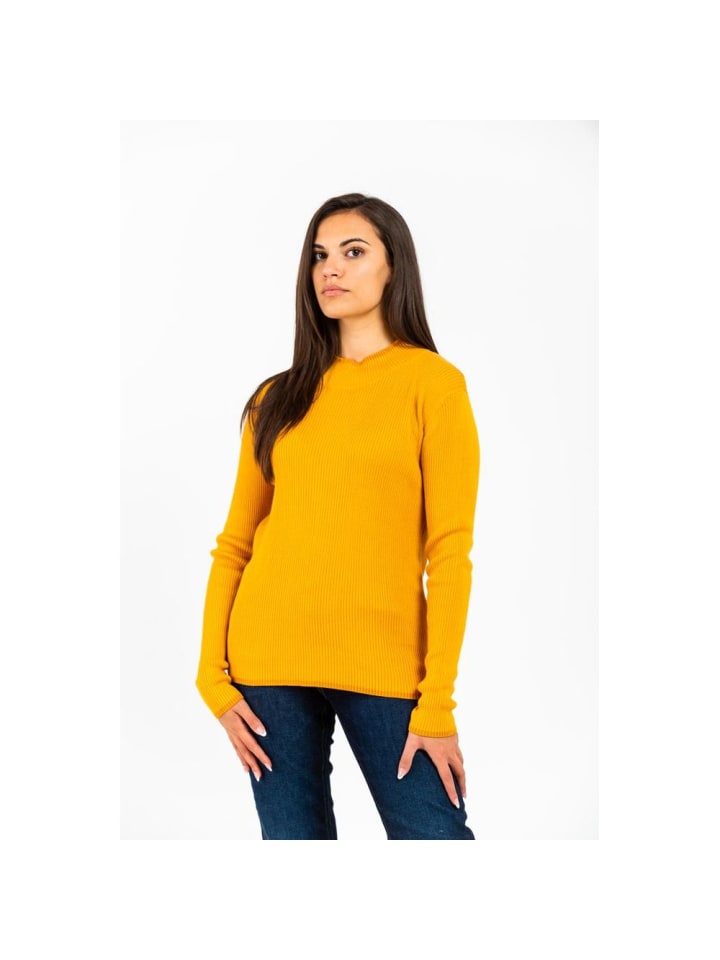 Gelb Wolle Sweatshirt