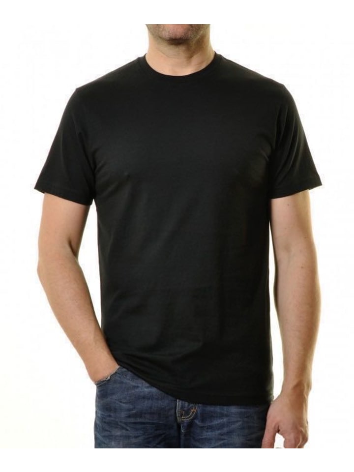 Basic T-Shirt in Schwarz