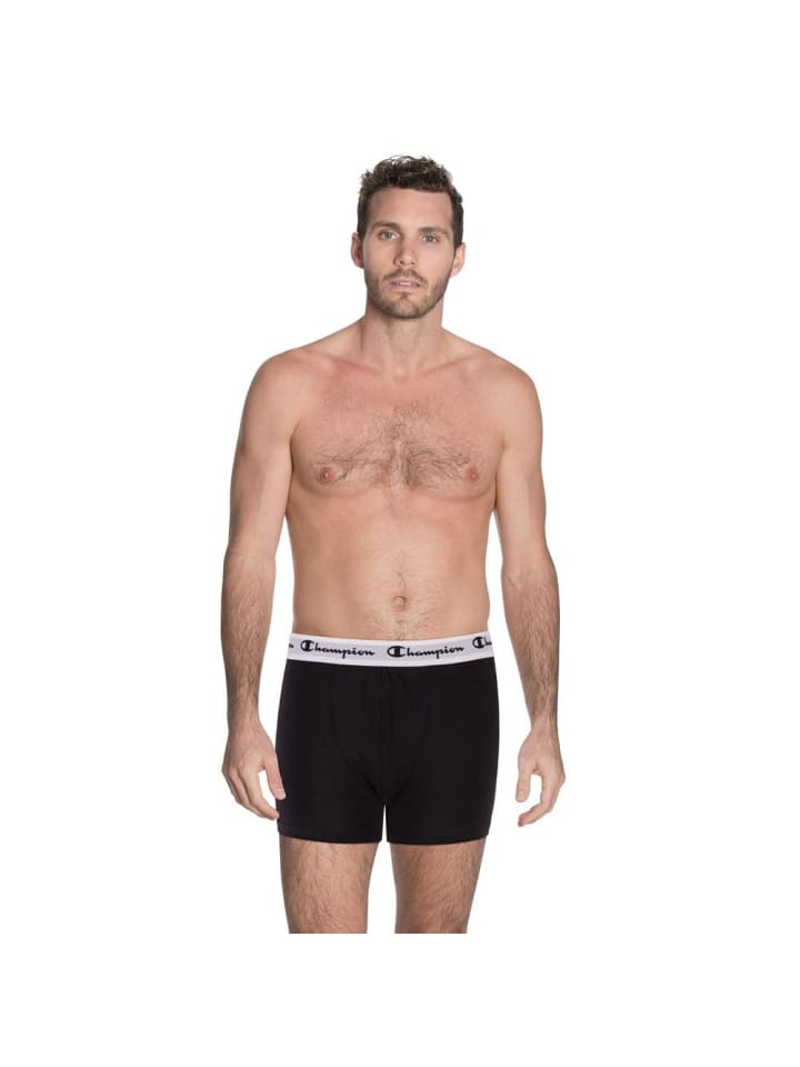Schwarz Baumwolle Boxershorts