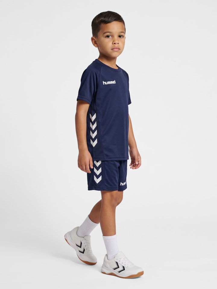 Verstellbare Taille Kurze Hose Anzug Hmlpromo Kinder in MARINE