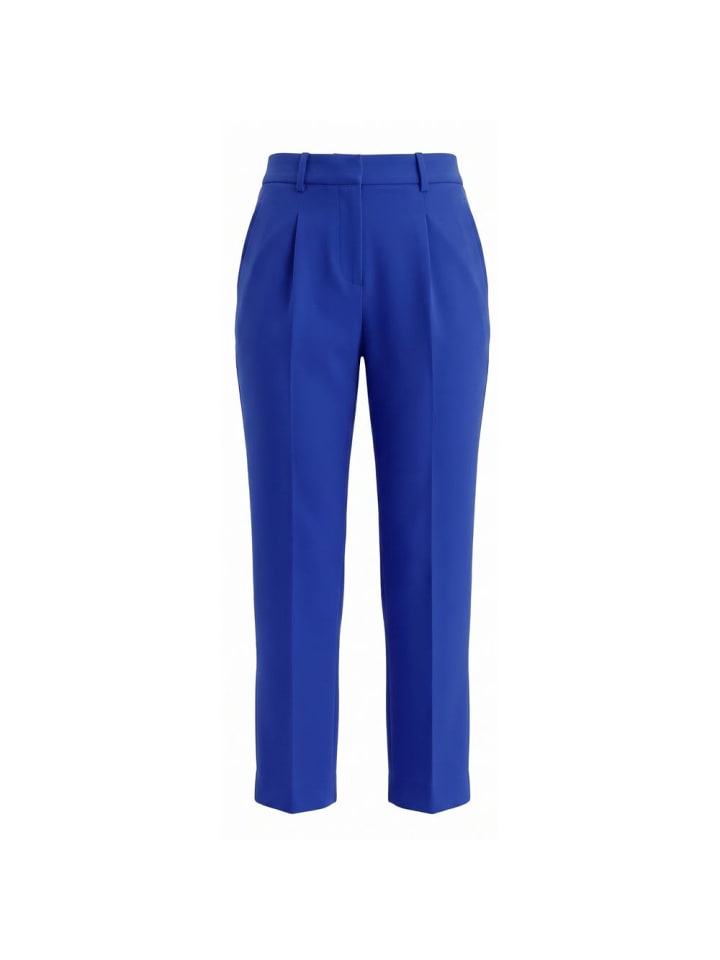 Blau Wolle Damen Hose