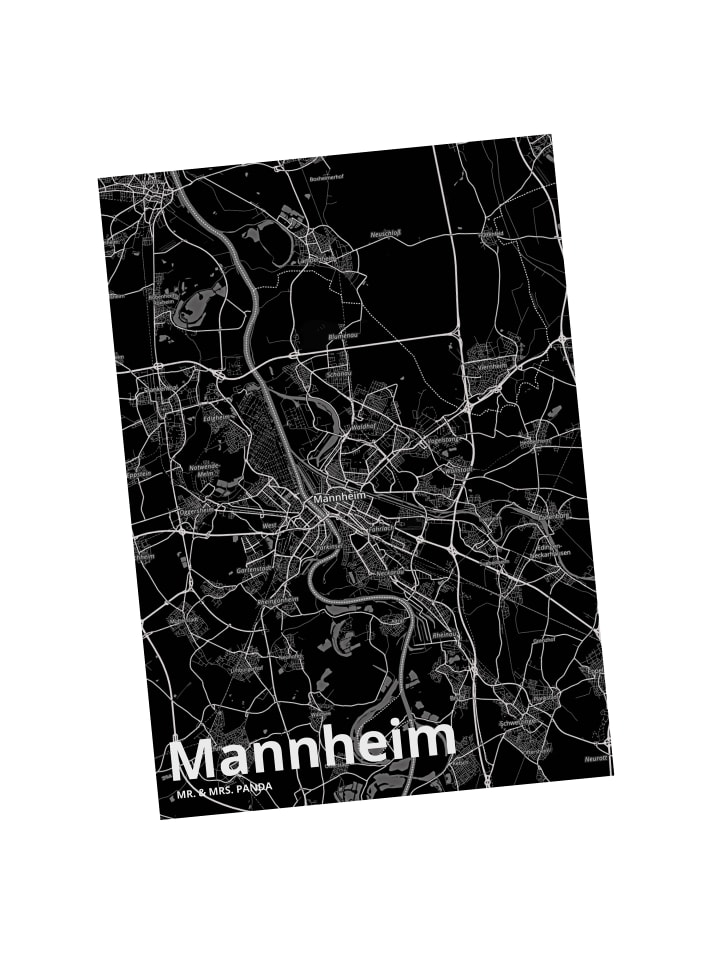 Ansichtskarte Mannheim mit Spruch in Keine Angabe