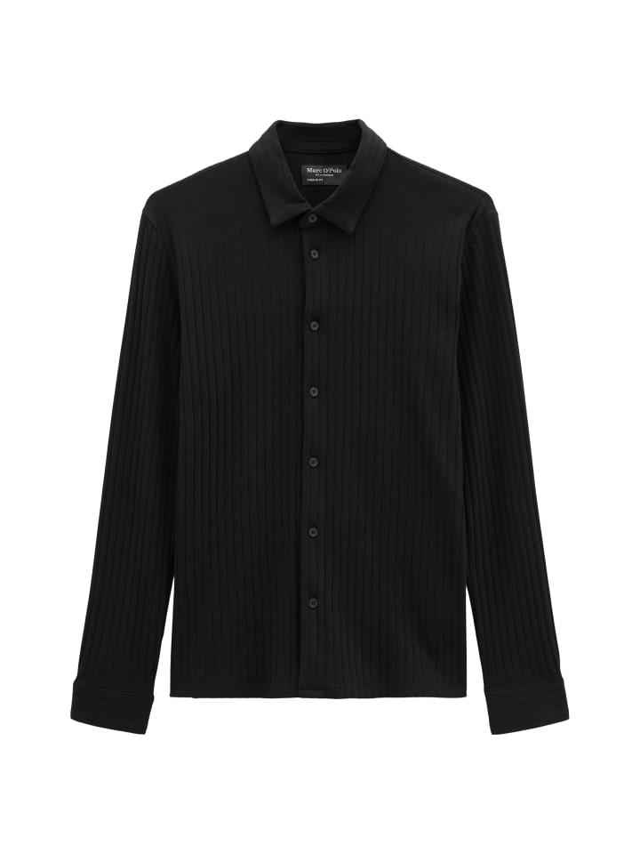 Jerseyshirt regular in Schwarz