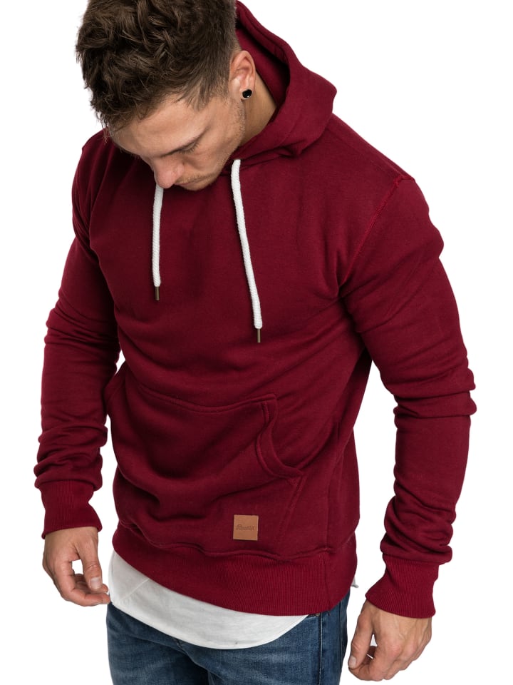 Kapuzenpullover GRIFFIN in Bordeaux