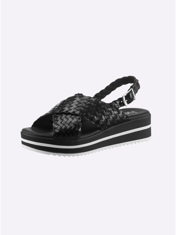 Sandalette in schwarz