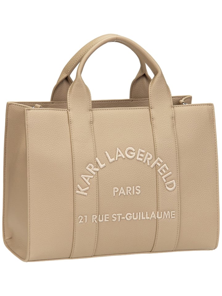 Handtasche K/RSG MD Square Tote Peb Emb in Nougat