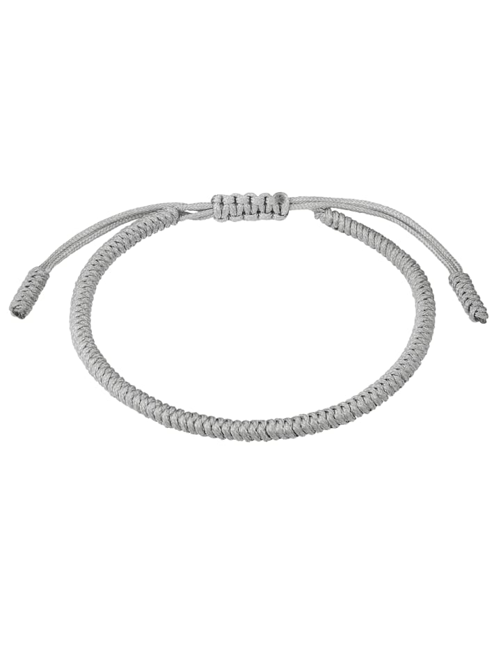 Armband aus Textil in grau