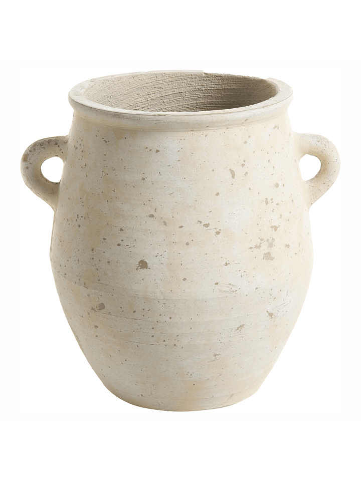 Outdoor Blumentopf GOSAU in Beige - (W) 35 x (H) 32 x (L) 35 cm