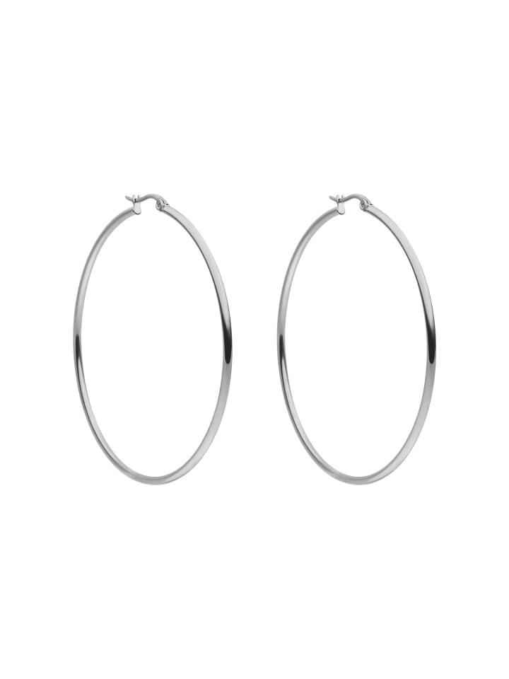Ohrringe Hoops Silber
