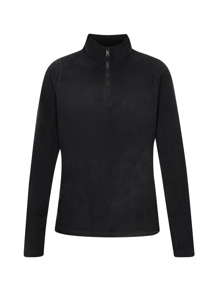 Damen Fleecepullover in Schwarz