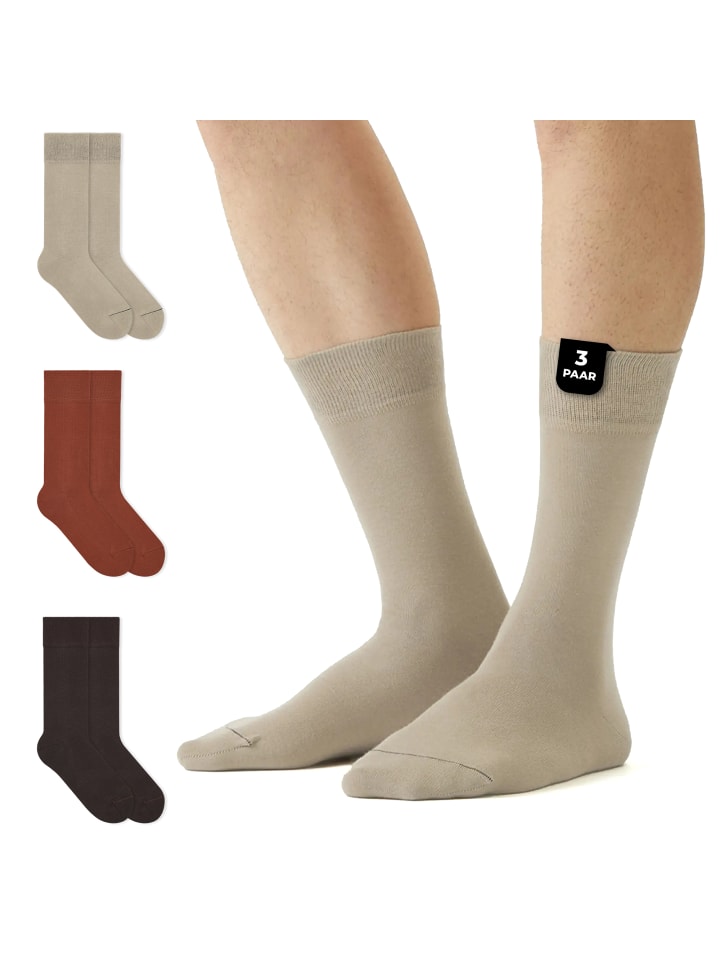 Classic Socken Mehrfarbige Sets in Earthy