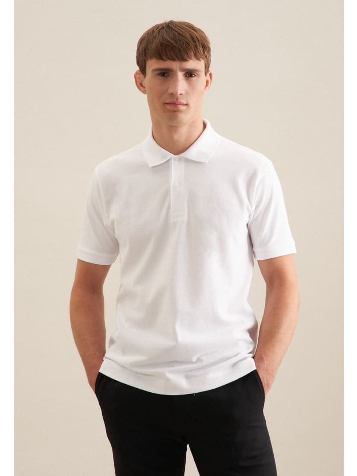 Polo Regular in Weiß