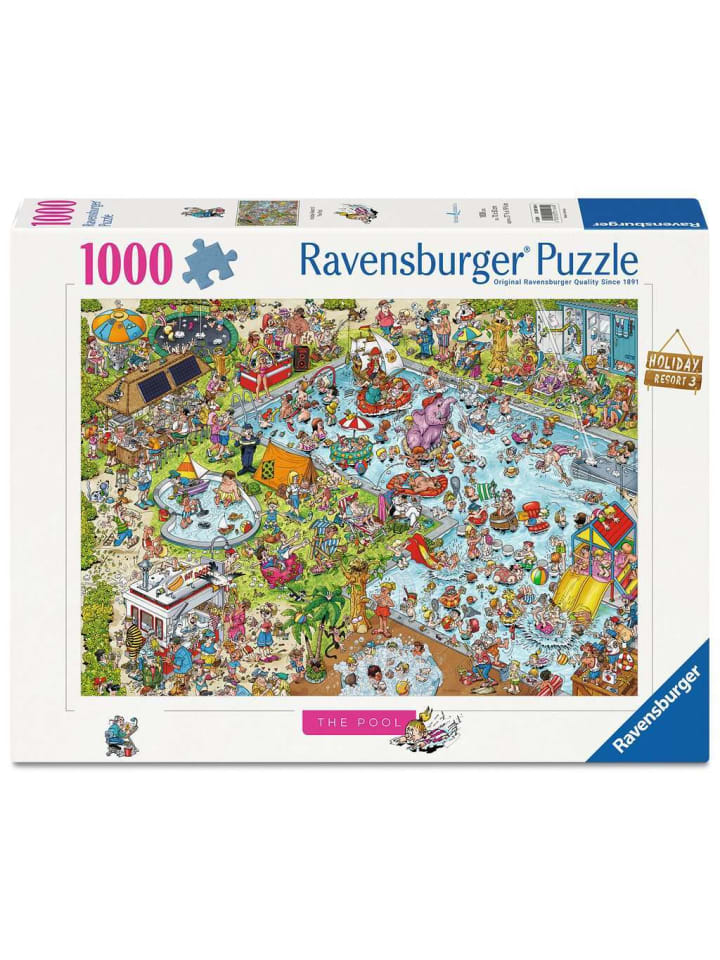 Ravensburger Puzzle 1.000 Teile Der Pool in bunt
