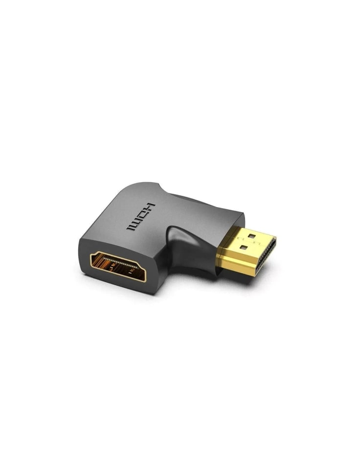 Adapter HDMI Stecker auf DVI (24+5) Buchse bidirektional in Schwarz