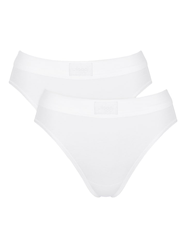 Slip 2er Pack in Weiß