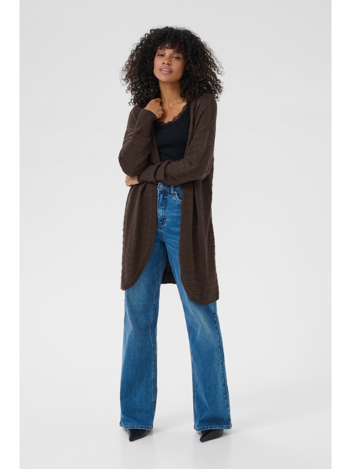 Strickjacke KAemria Regular fit in Black Coffee