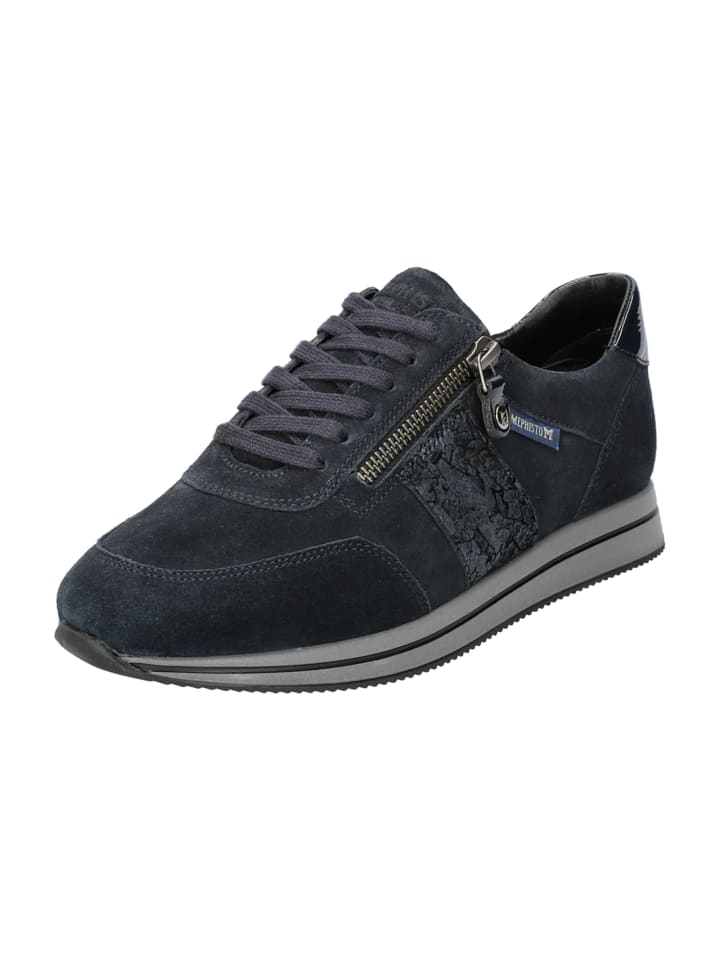 Komfort Schnürschuhe in Blau