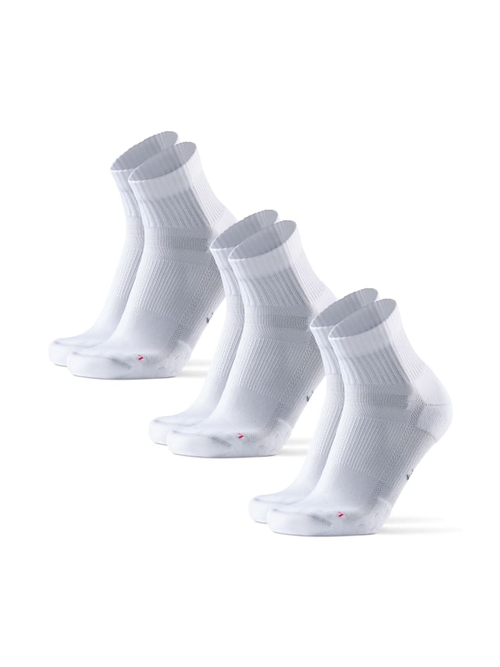 Socken Long Distance Quarter in weiß