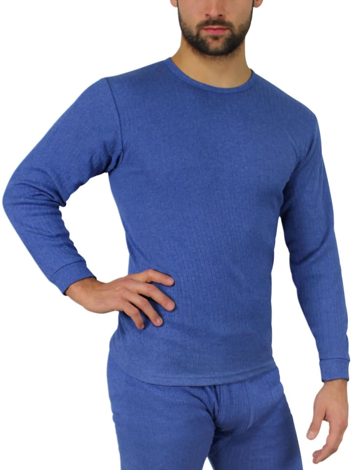 Herren Thermo-Unterhemd in Blau