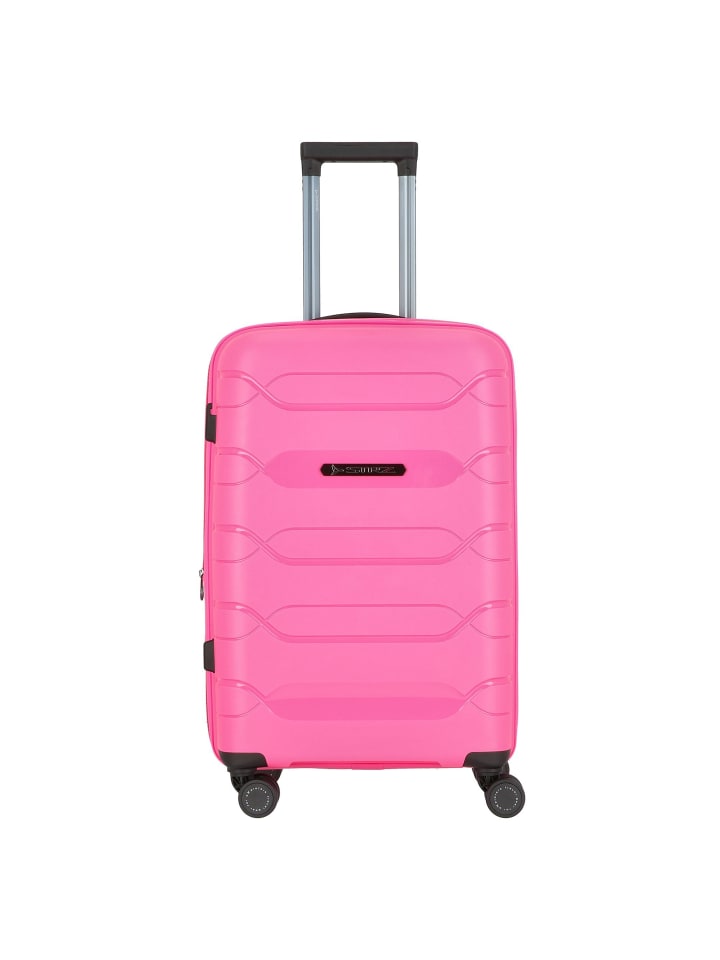 Strz by Asteroid 4 Rollen Trolley M 64 cm mit Dehnfalte intense magenta