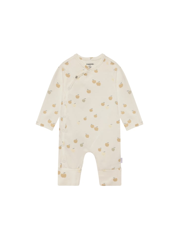 Strampler All Over Print in Egret