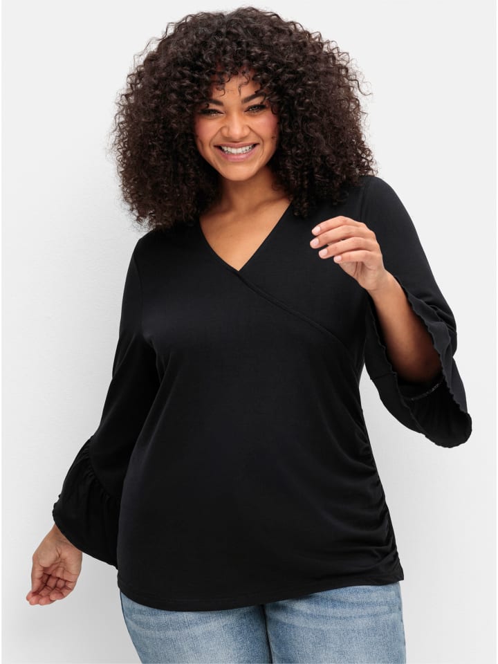 T-Shirt in schwarz