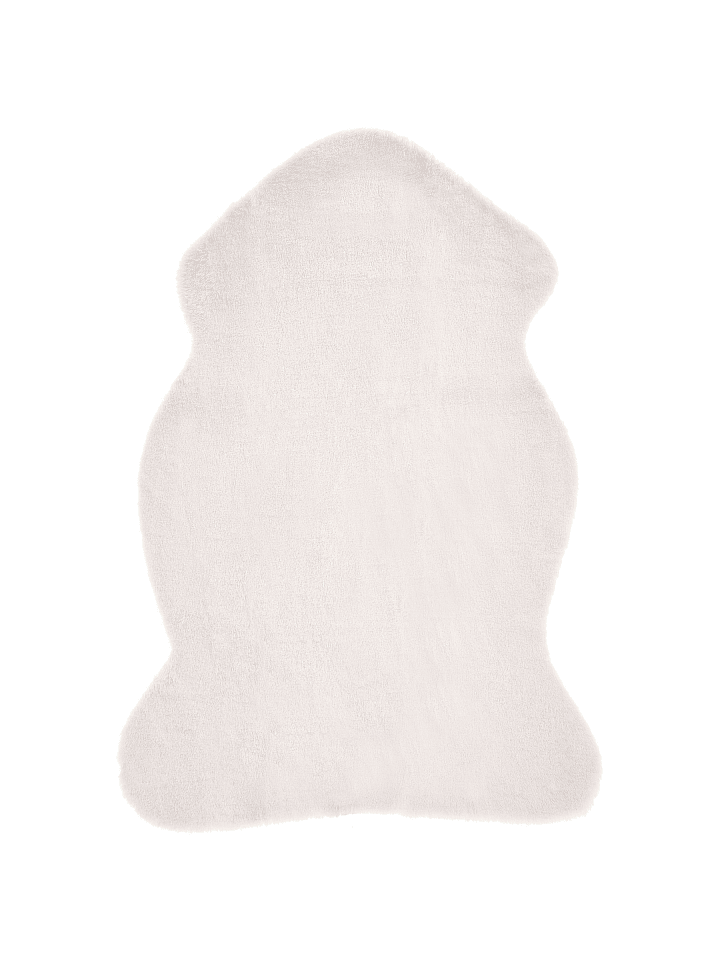 Schaffell UNDARA in Weiß - (W) 60 x (H) 1 x (L) 90 cm