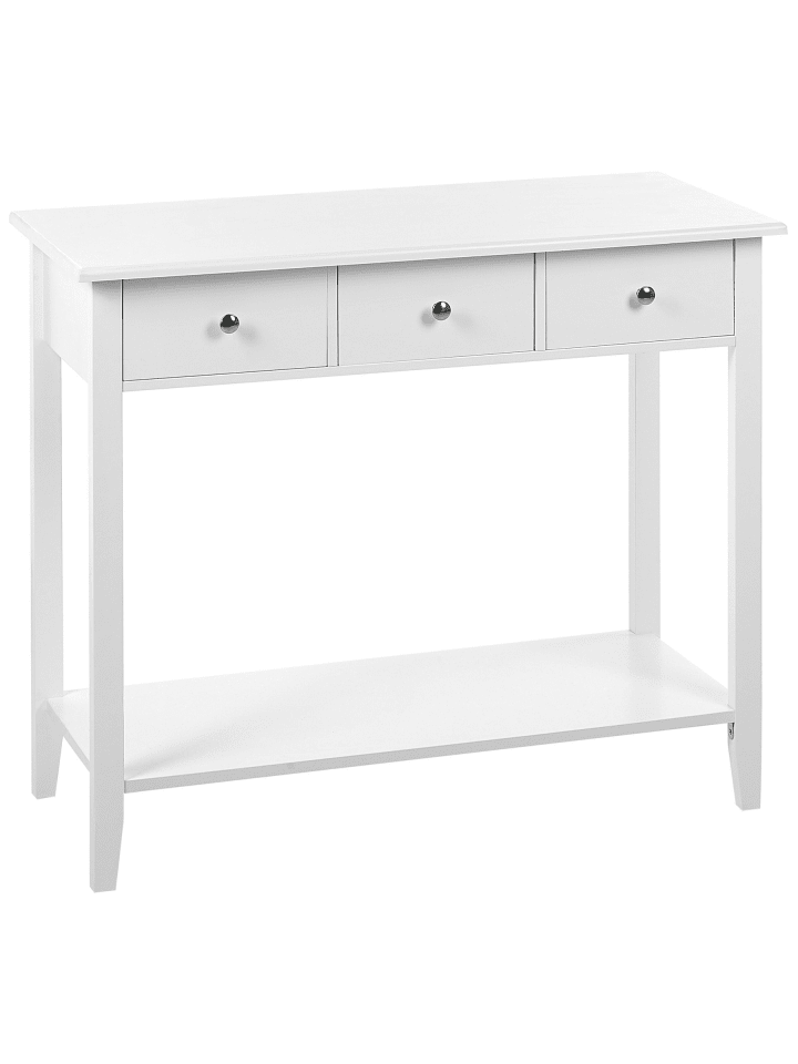 Konsolentisch GALVA in Weiß - (W) 90 x (H) 75 x (L) 40 cm