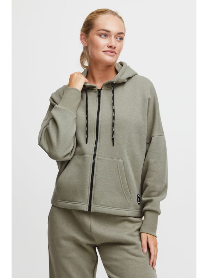 Sweatjacke OXSanice in Grün