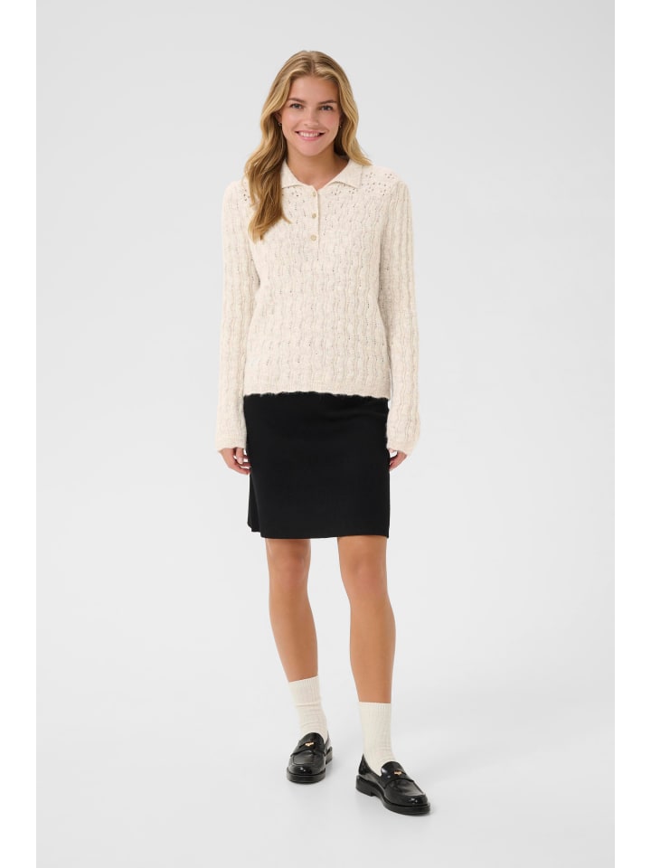 Strickpullover CRJunah Regular fit in Oat melange