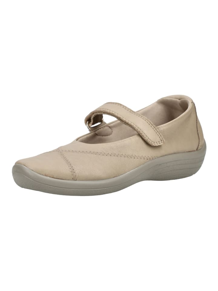Halbschuhe Taupe