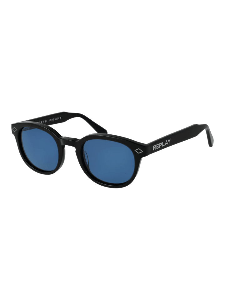 Unisex Sonnenbrillen Panto Schwarz