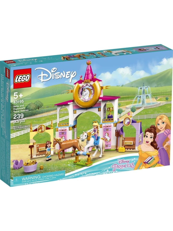 Disney™ 43195 Belles und Rapunzels königliche Ställe