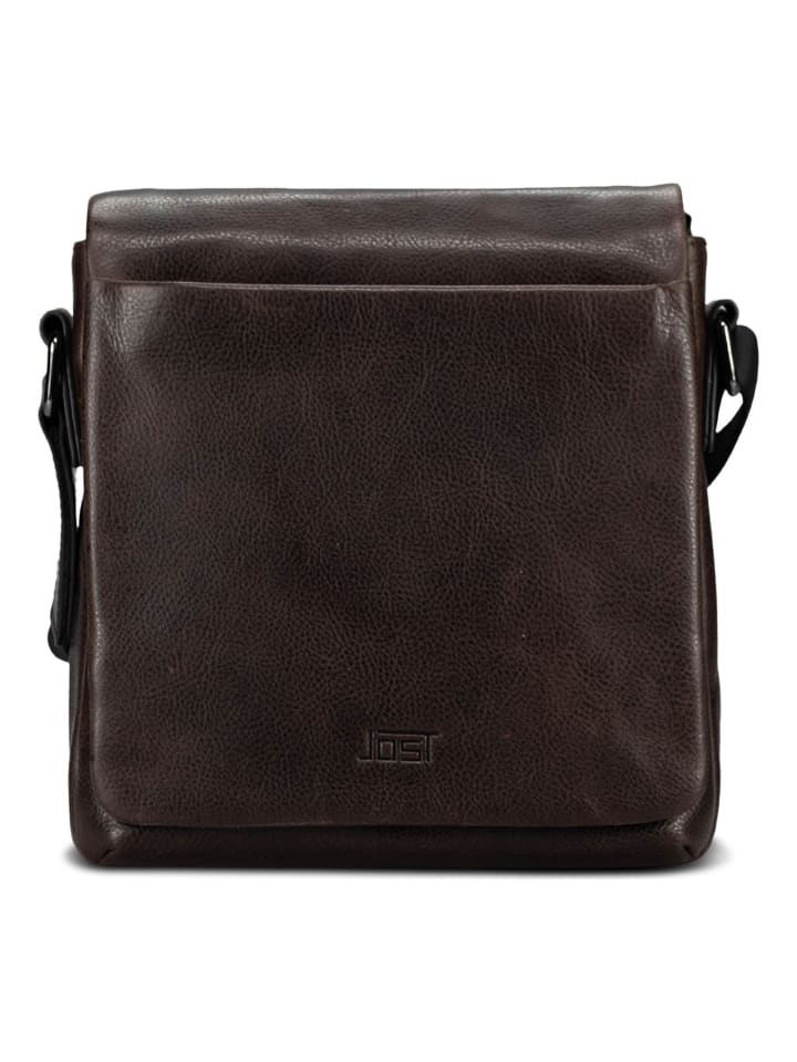 London Umhängetasche S Leder 23 cm brown