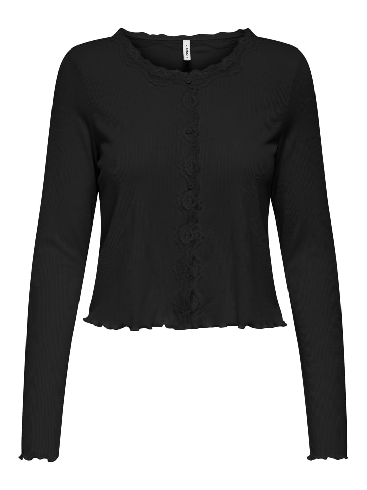 Strickjacke in Black
