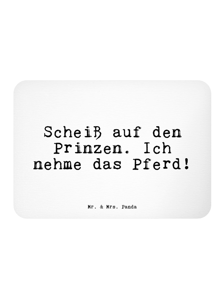 Magnet Problem auf den Prinzen.... mit Spruch in Weiß