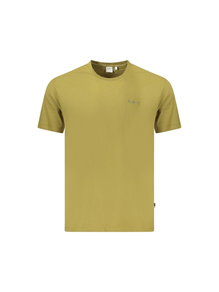 Grün Baumwolle Herren T-Shirt
