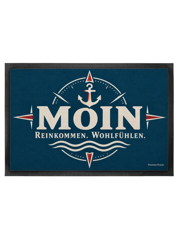 Fußmatte Fussmatte maritim-humorvoll Design mit... in Weiß