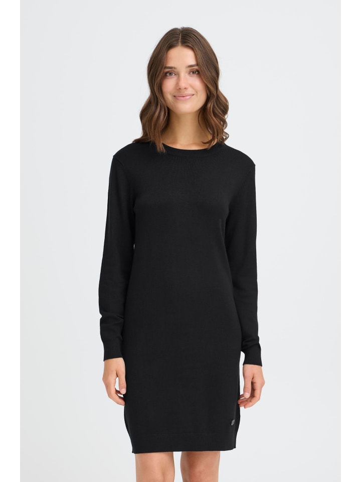 Strickkleid OXAida in Schwarz
