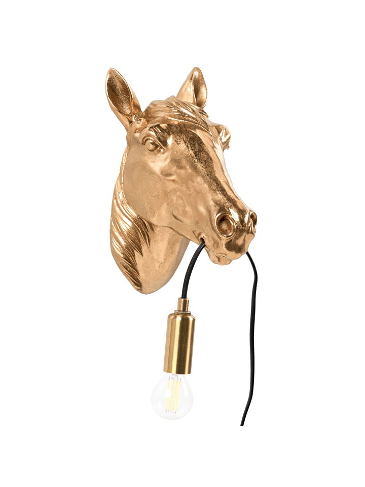 Wandleuchte PHILIPPE in Gold/Messing - (W) 13 x (H) 26 x (L) 21 cm