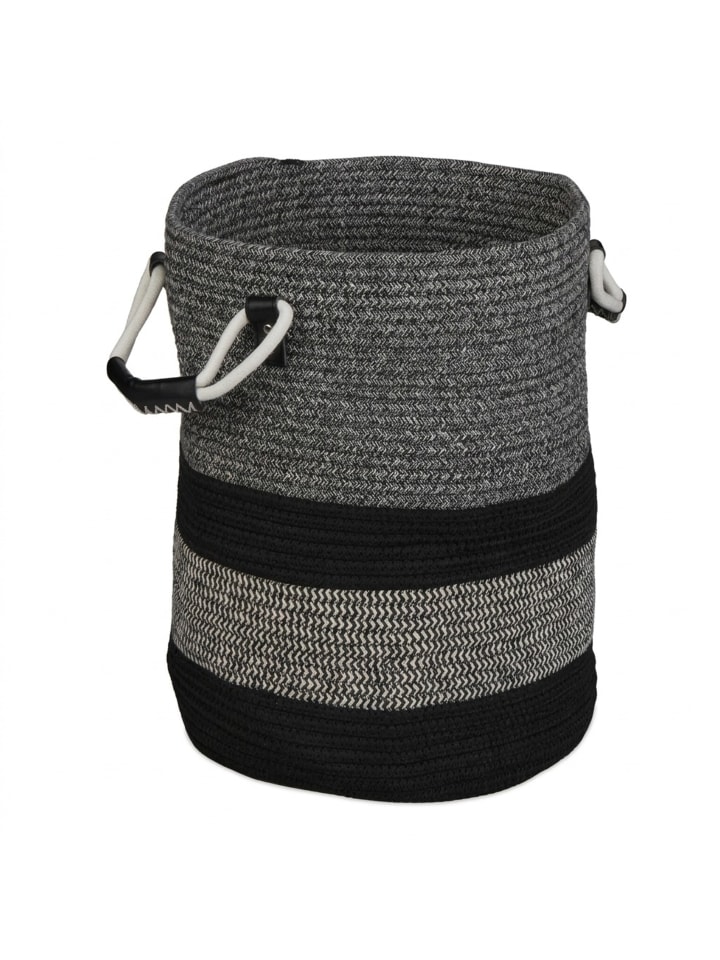 Aufbewahrungskorb in Anthrazit/ Schwarz - (B)43 x (H)40 x (T)33 cm