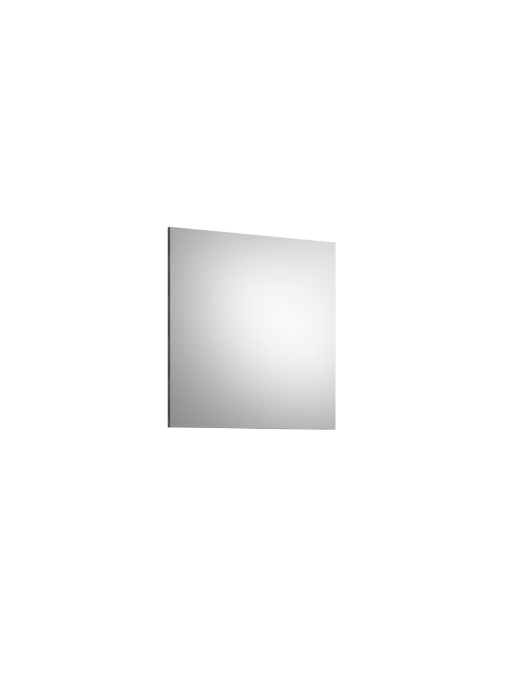 Spiegel  (B/H/T: 90x87x2 cm) in Rauchsilber