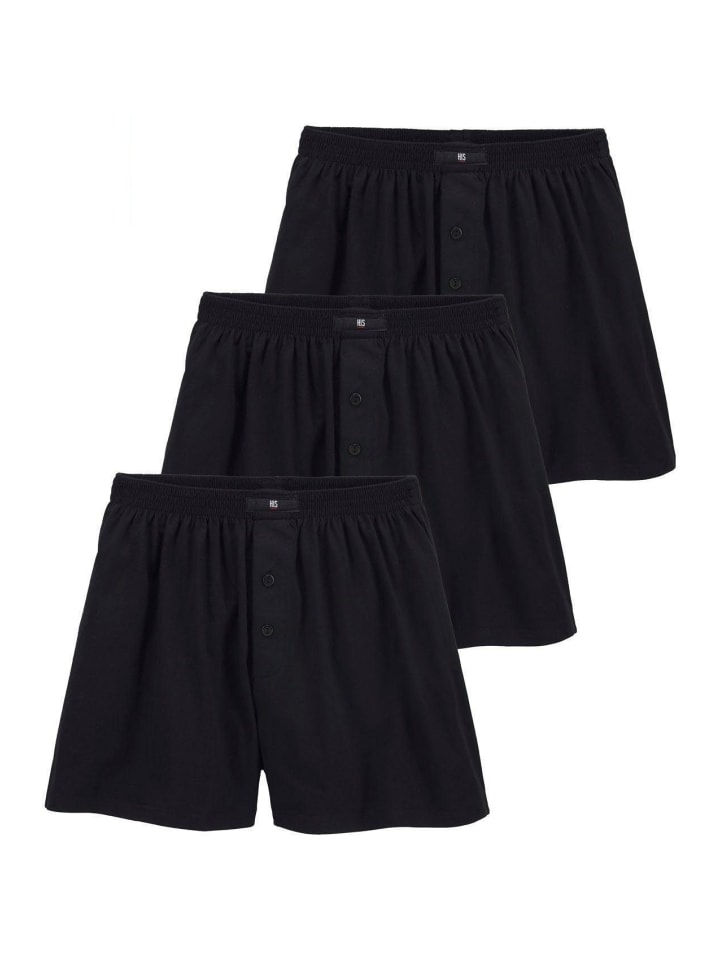 Weiter Boxer in schwarz