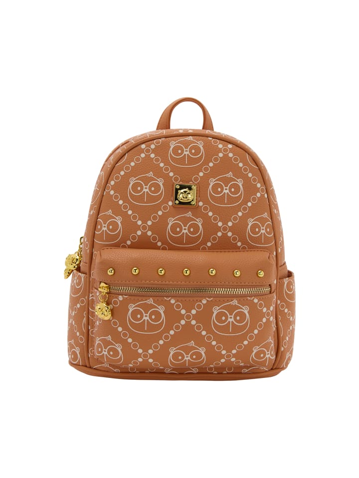 Girls Backpack in Dark Beige