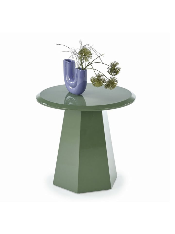 Couchtisch Loca grün Hochglanz 50 / 50 / 47cm