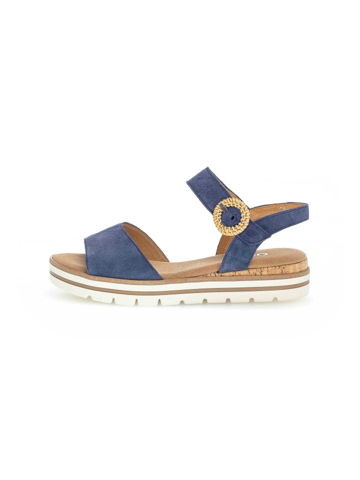 Sandaletten in Blau