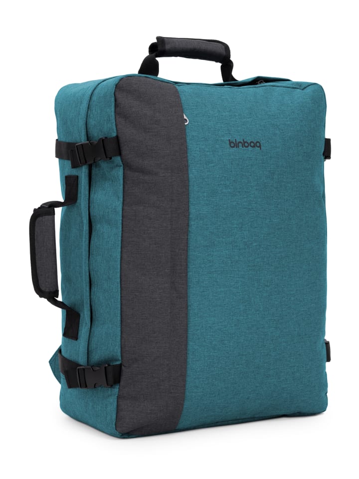 blnbag M3 - Handgepäck Rucksack Flugzeug Backpack in Aquagrün