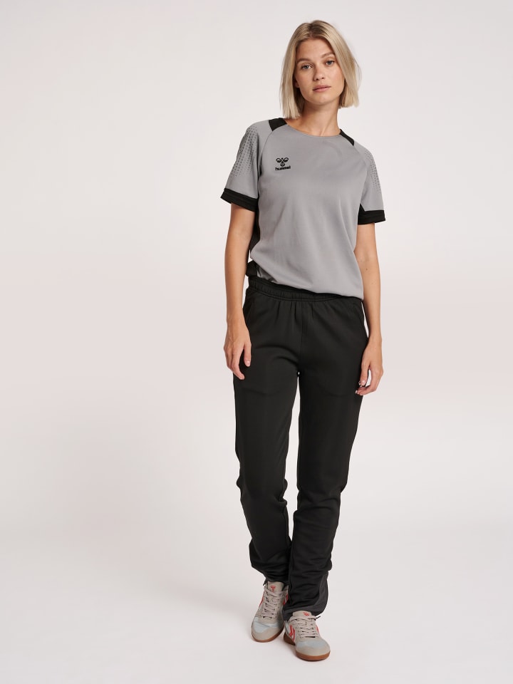 T-Shirt Hmllead Damen in GREY MELANGE