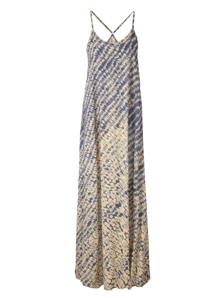 Sommerkleid in blau-vanille